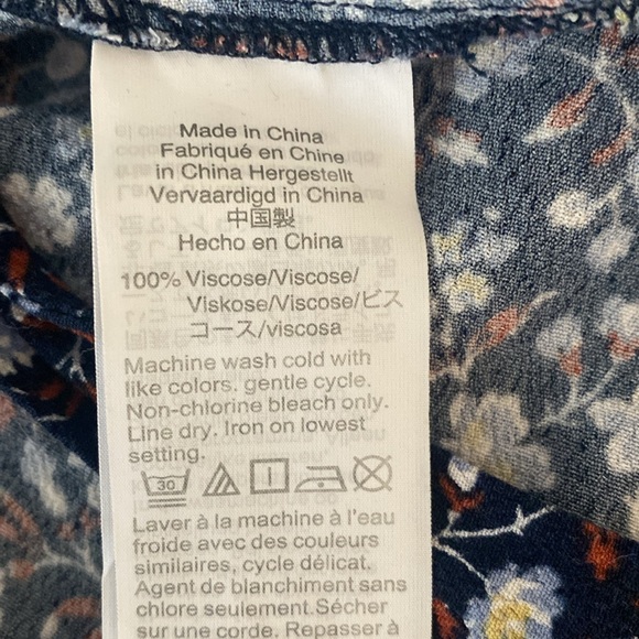 🎉HP🎉Madewell Ruffled-Edge Midi Wrap Skirt, Harvest Vine Blue - Picture 10 of 12